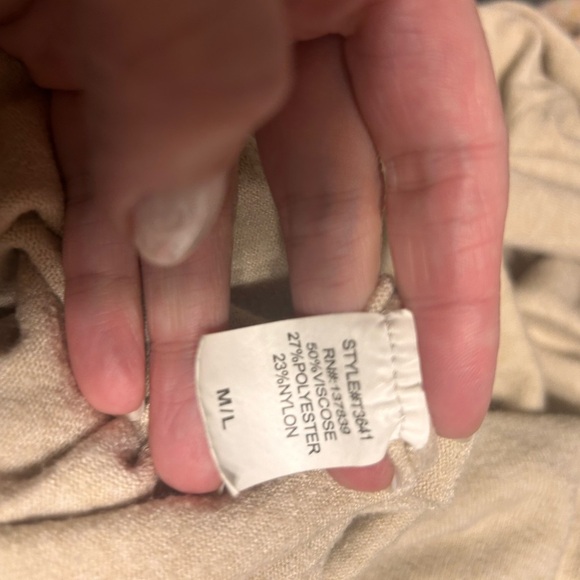 Luna and Ivy dark cream cardigan size medium/large - Picture 7 of 7